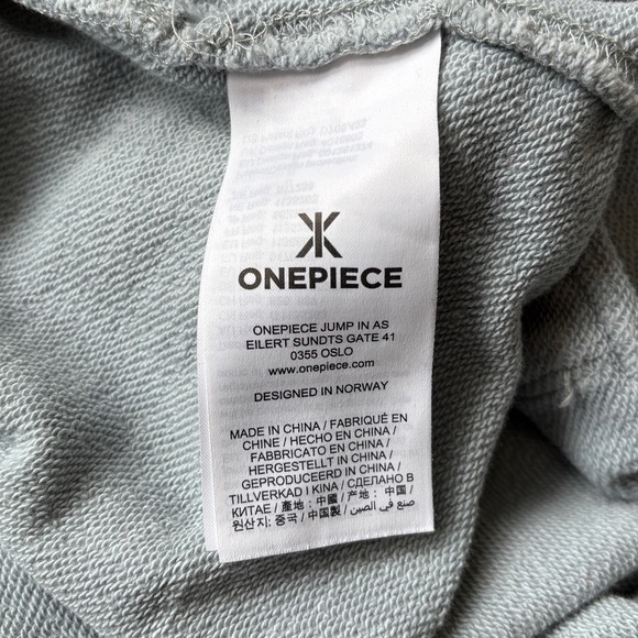 Onepiece Light Blue Short Sleeved Zipper Front Hooded Jumpsuit Romper Onesie XL - Picture 7 of 12